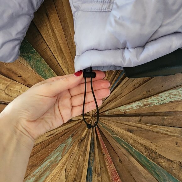 Everlane Renew puffer  double sided zipper hooded lavender coat/jacket S pockets - Picture 15 of 15